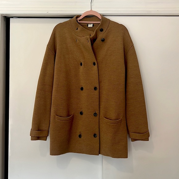J Crew Merino Wool Sweater Coat - Picture 1 of 5